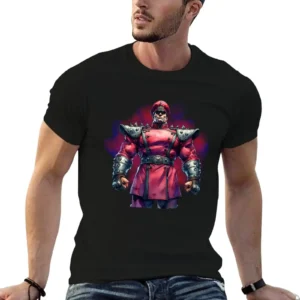 M. Bison Leader of Shadaloo T-Shirt football t shirt graphic t shirts kawaii clothes man clothes slim fit t shirts for men