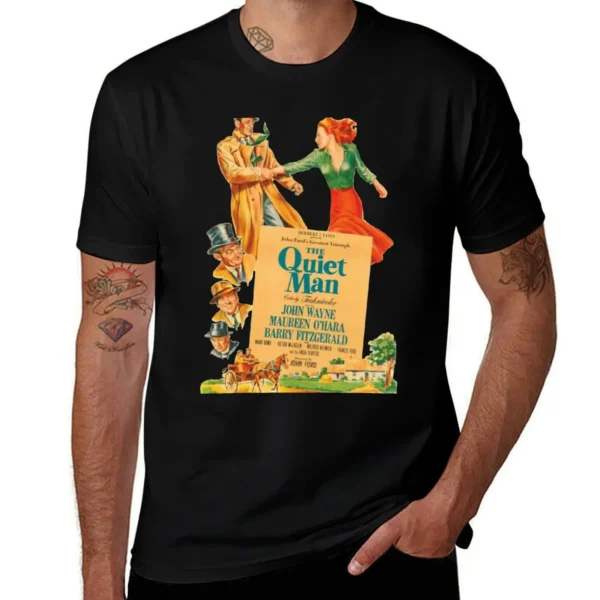 The Quiet Man Movie John Wayne John Ford Classic T-Shirt sports fans funny gifts affliction shirts shirts graphic tee men