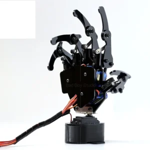 Robotic Arm Hand Bionic 5-Finger Robot Claw Popular Science Early Teaching 9g Servos, Electric Remote Control
