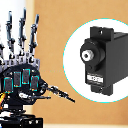 AI Bionic Robot Hand Support Somatosensory Control Arduino Program Open Source