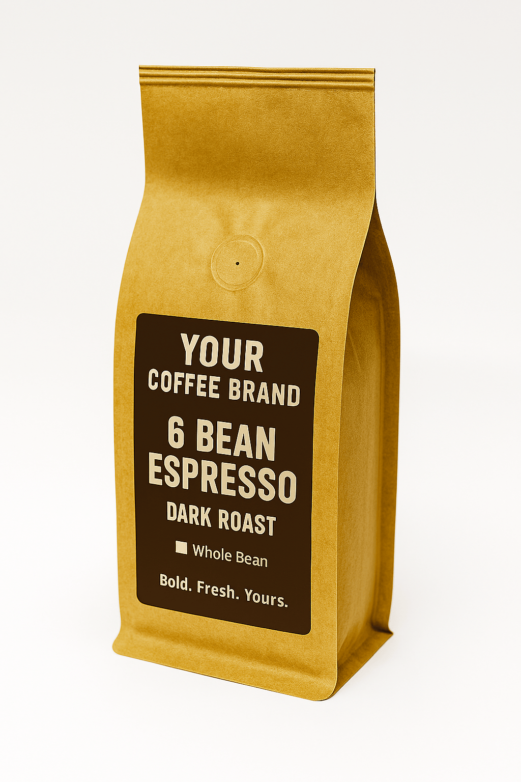 6 ‑ Bean Origins Espresso Blend – Dark Roast – Private Label Coffee – Dropship Supplier