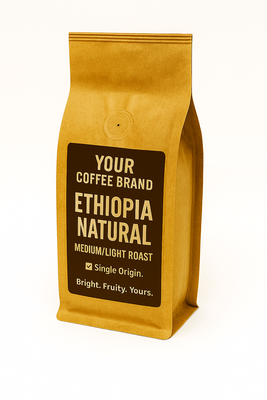 Ethiopia Natural – Medium/Light Roast – Single Origin – White Label by Jiku Coffee