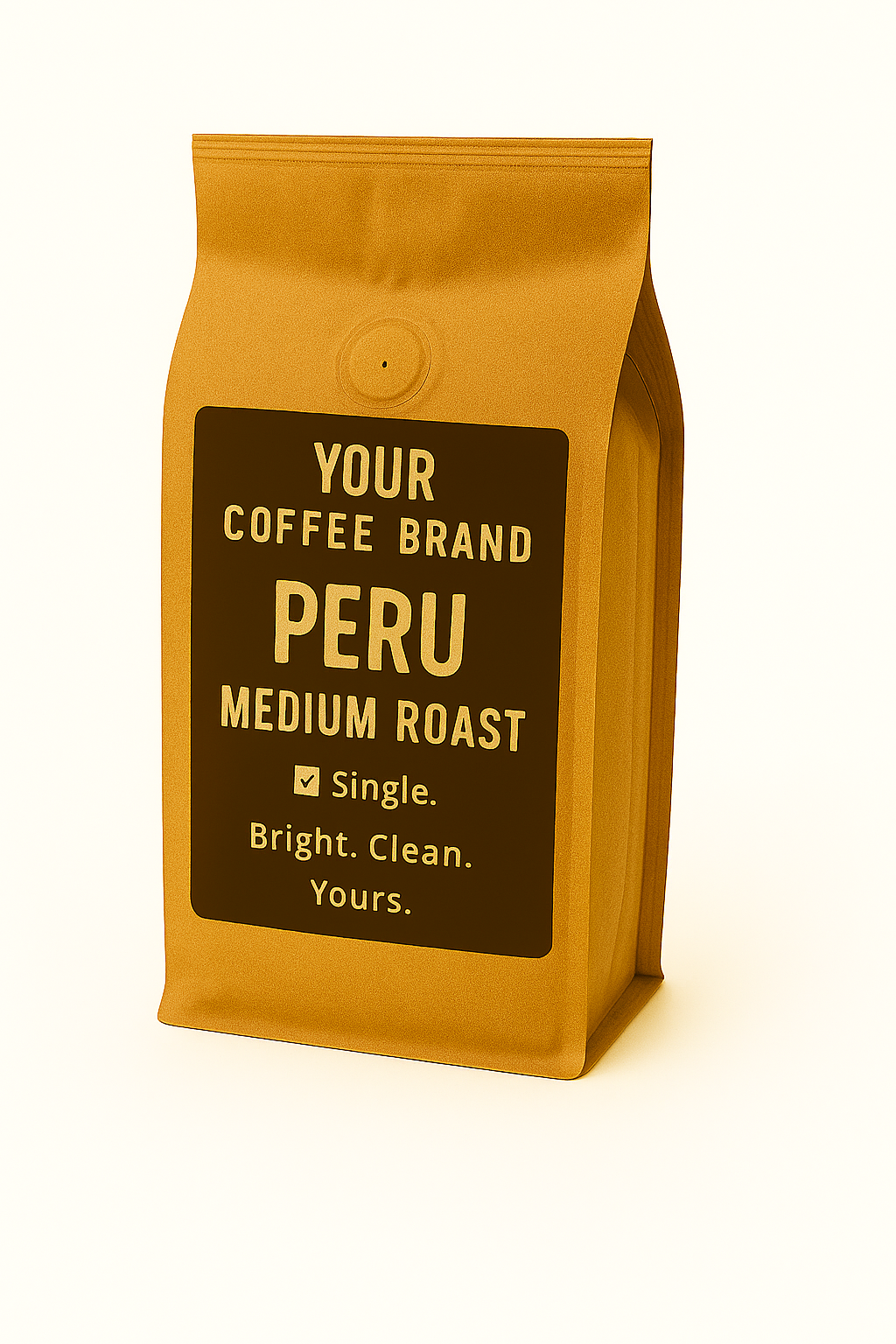 Peru – Medium Roast – Single Origin – White Label, Private Label, Dropship Ready