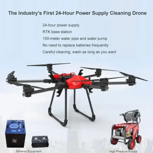 Jiku Copter Window cleaning 4K drone quadcopter - Image 3