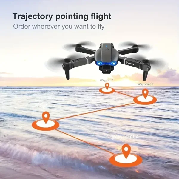 E99 PRO Drone with Flash Professional HD Dual Camera WIFI Obstacle Avoidance RC Helicopters Aerial Photography Quadcopter - Image 3