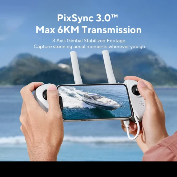 Potensic C0 4K Camera Drone Professional Mini Drone with 3 Axis Gimbal GPS 6KM Brushless RC Toys Quadcopter for Travel Gifts - Image 2