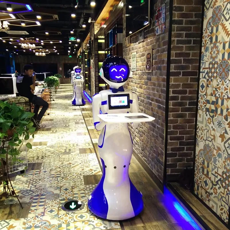 Restaurant Waitress Robot Intelligent Humanoid Food Delivery Robot - Image 3