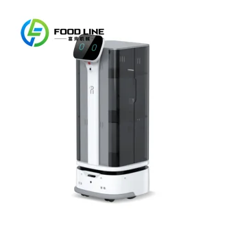 Restaurant Fast Food Autonomous Delivery Robot With Surveillance System - Image 3