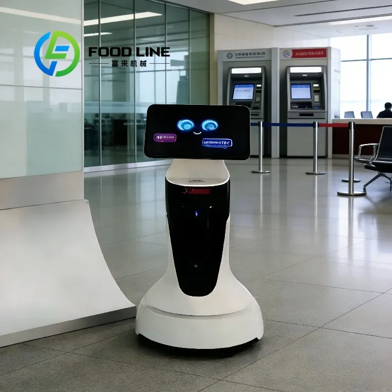Customize Japanese Precision Food Delivery Robot Quiet Operation Smart Tray Carrier for Restaurant Hotel Refined Service