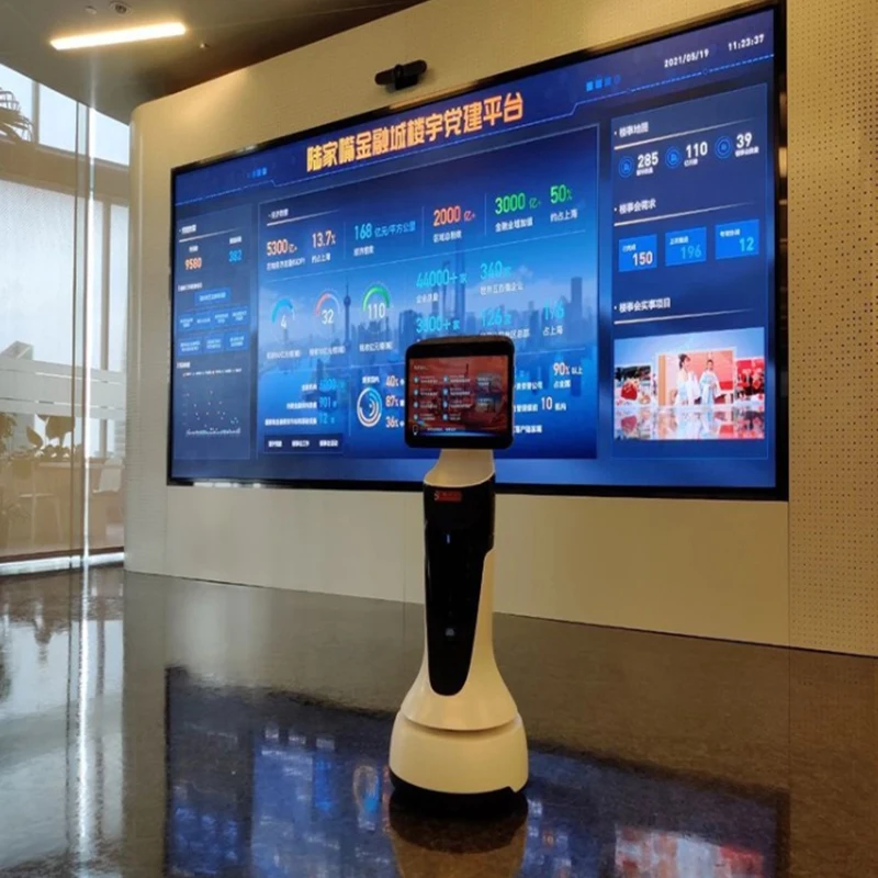 customize Commercial Food Delivery Robot 1.5m/s High Speed 30 Tray Capacity Automatic Elevator Calling System - Image 6