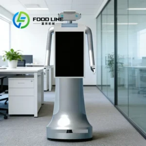 customize German Engineering Food Delivery Robot Heavy Duty Smart Tray Carrier for Restaurant Hotel Industrial Grade