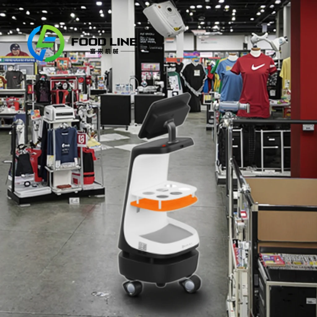 Best Store's Smart Intelligent Interactive Mobile Commercial Reception Robot Attractive Humanoid Welcome Service