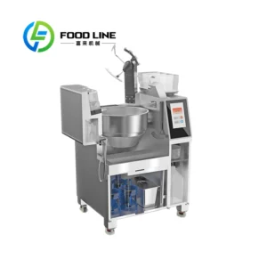 Smart Touchscreen Cooking Machine Automatic Stir-fry Stove Gas-powered Food Machinery