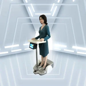 Custom humanoid intelligent welcome service robot intelligent explanation reception collar dialogue appearance can be modified