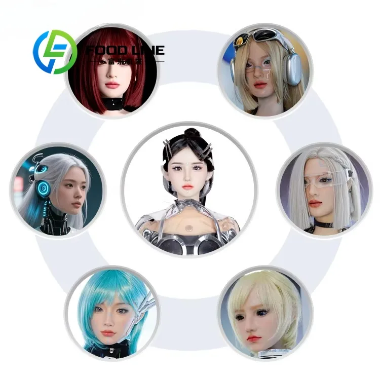 Bionic Humanoid Robot Skin Robot Beauty Can Be Customized Face Welcome Robot. - Image 3