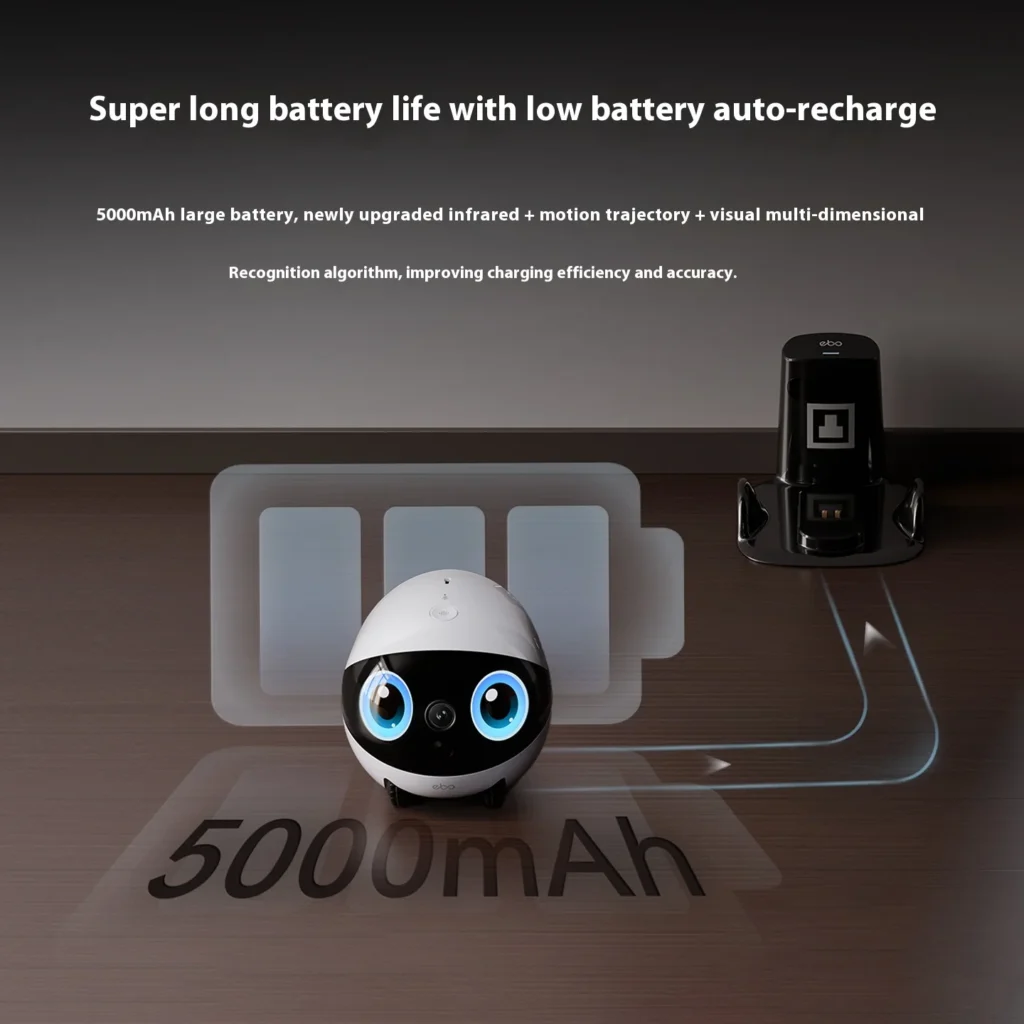 Intelligent Robot Wireless Camera AI Robot Remote Monitoring Pet Companion Robot Real Time Control Portable