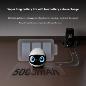 Intelligent Robot Wireless Camera AI Robot Remote Monitoring Pet Companion Robot Real Time Control Portable