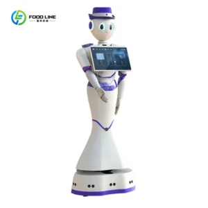 New Hot Smart Social Service Robots Artificial Intelligence Humanoid with Rotatable Design Home Reception Robots