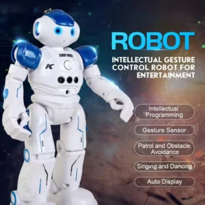 Smart Rc Robot Intelligent 2.4G Infrared Sensor Wireless Dance Music Robo Remote Control Programming Robot Toys for Kids Xmas