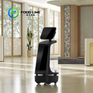 Intelligent Hospital AI 365 Reception Robot for Commercial Supermarkets Autonomous Chatgpt Face Advertising Robot