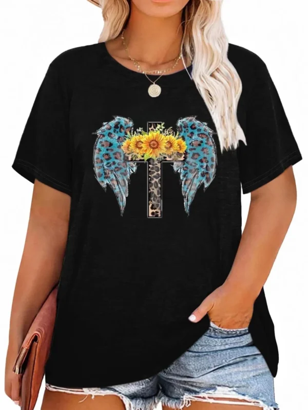 Womens Graphic s Faith T-Shirts Christian Tshirt Casual Short Sleeve Tops Tee For Adult, Men, Women, Teen, Teenager, Adolescent,