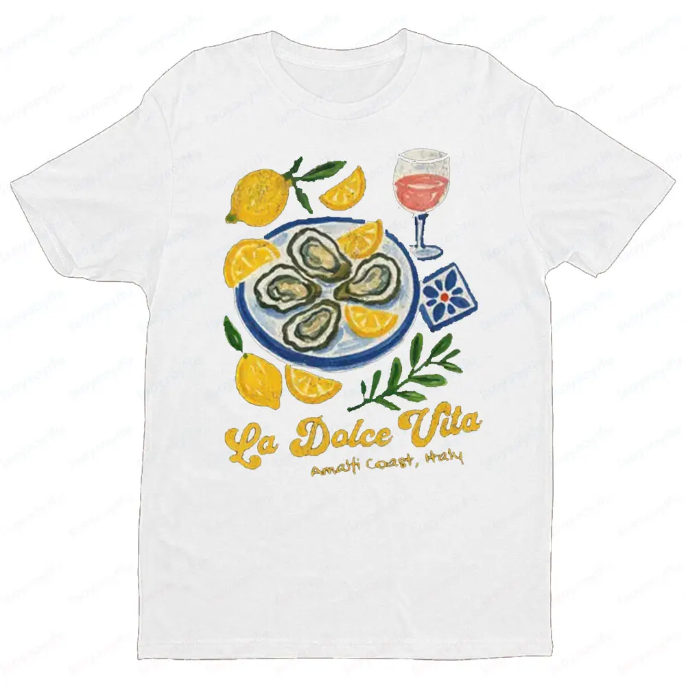 La Dolce Vita Amalfi Coast Shirt Limoncello T-Shirt Italian Summer Citrus Tee Vacation By The Seaside Girls Tshirt Women Tees - Image 2