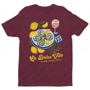 La Dolce Vita Amalfi Coast Shirt Limoncello T-Shirt Italian Summer Citrus Tee Vacation By The Seaside Girls Tshirt Women Tees - Image 3