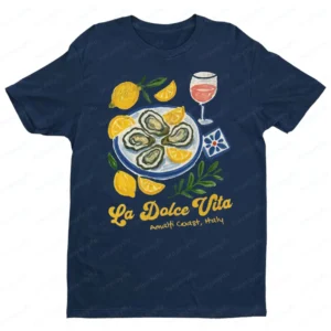 La Dolce Vita Amalfi Coast Shirt Limoncello T-Shirt Italian Summer Citrus Tee Vacation By The Seaside Girls Tshirt Women Tees - Image 6