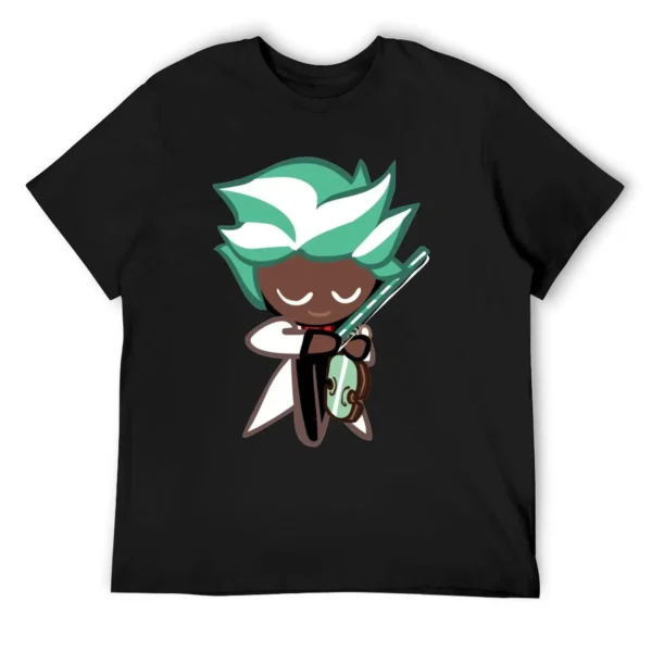 Mint Choco Cookie (Cookie Run) T-Shirt valentines clothes boys animal print oversized Aesthetic clothing mens white t shirts
