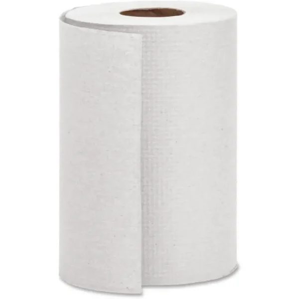 Embossed Absorbent Paper Towels White Roll 12/Carton Eco-Friendly Recycled Material