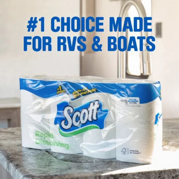 Rapid-Dissolving Toilet Paper for RVs & Boats - Image 4
