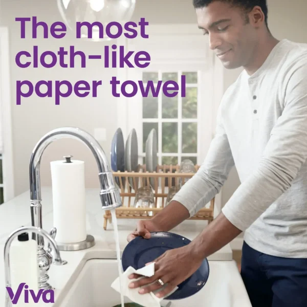 Signature Cloth Paper Towels 6 Double Rolls As Soft and Strong As Cloth As Clean Cloth Can Complete Any Cleaning Job - Image 4