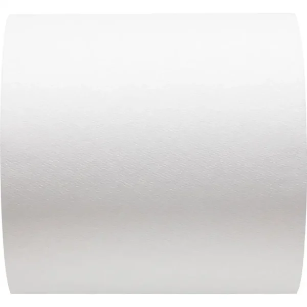 Strong Absorbent White Paper Towel Roll 1 Ply 6 Rolls/Carton USDA Certified Biobased Multipurpose Cleaning Towel - Image 2