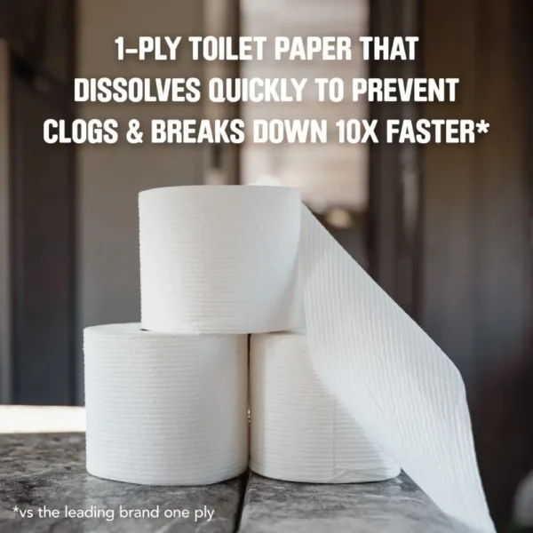 Rapid-Dissolving Toilet Paper for RVs & Boats - Image 3