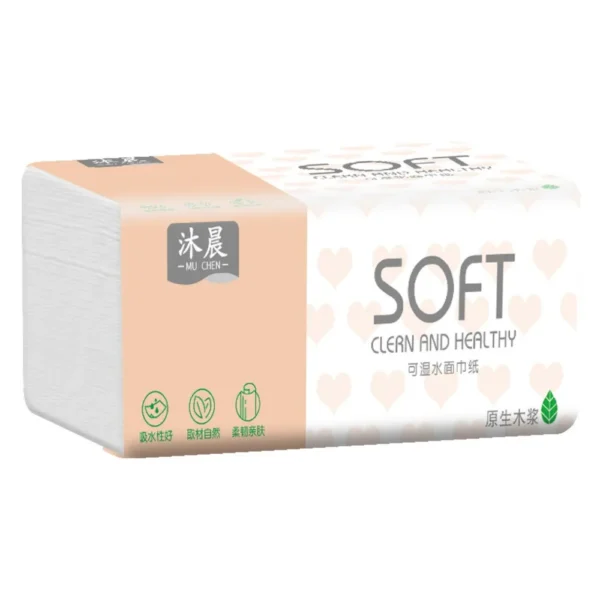 400 Sheets of Tissue Paper Household Wipes Toilet Paper Napkins Full Box of Facial Tissues Toilet Paper