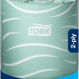Septic Safe Toilet Paper White, 100% Recycled, 2-ply, 500 Sheets per Roll, 96 Rolls