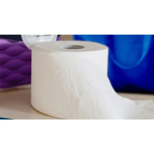 Toilet Paper, 24 rolls (24 rolls = 96 rolls of regular paper), 244 sheets per roll