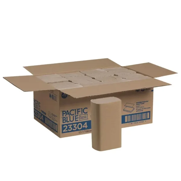 Economical Multifold Paper Towels 4000 Sheets per Case Office Use Eco Friendly EPA Compliant Reliable Performance Low Cost - Image 3