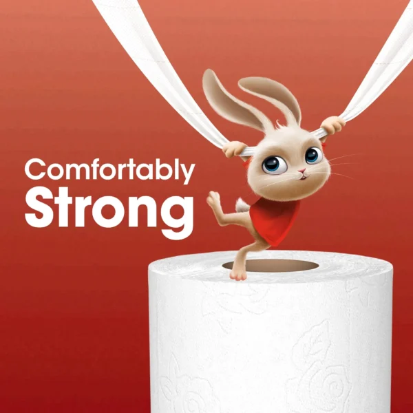 2025 NEW Great Value Ultra Strong 2-Ply Toilet Paper, 24 Mega Rolls Each roll has 242 sheets of 2-ply bath tissue - Image 5