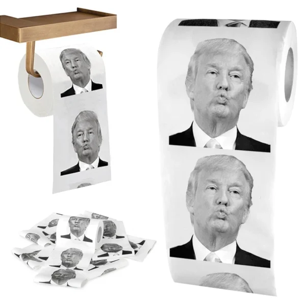 Toiletily Paper Creative Printed Toiletily Paper Pure Wood Pulp Non-fading No Scaling Nontoxic Flexibility Bathroom Accessories - Image 4