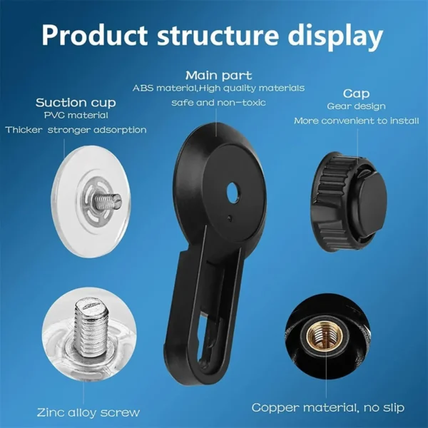 1Pcs Suction Cup Rack Adhesive Toilet Paper Holder Kitchen Roll Towel Rack Wall Mount Toilet Paper Holder Bathroom Accessories - Image 5