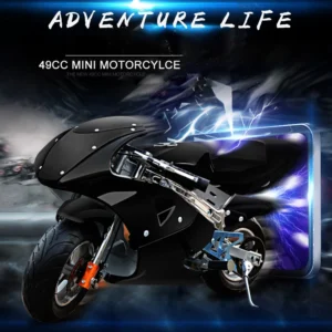 kf-H9050b3087ed9453ab082d985dff43d2dA-KAWOSEN-2-Stroke-Pull-Start-49CC-Motorcycle-Mini-Pocket-120kg-Load-Bike-2-Wheel-Adult-Children KAWOSEN 2 Stroke Pull Start 49CC Motorcycle Mini Pocket 120kg Load Bike 2 Wheel Adult Children Motor Multi-Color CAMM01-BLACK