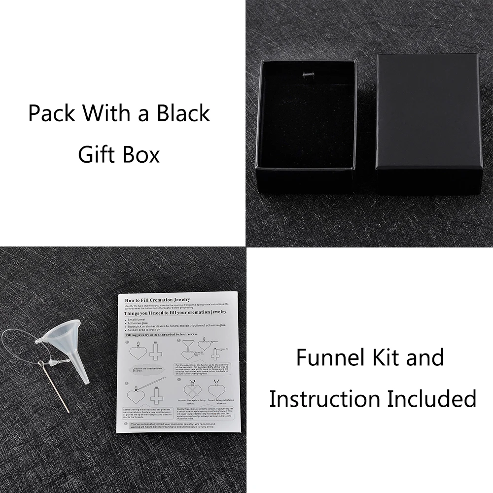 K9347 Hockey Stick Cremation Jewelry for Ashes Pendant Holder Urns Pet/Human Stainless Steel Memorial Necklace for Men/Women - Image 6