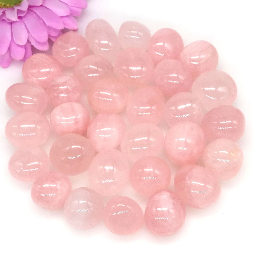 Piedra caída de cuarzo rosa, cristal curativo Natural, grava de Reiki, espécimen Mineral de energía, piedras preciosas, decoración de plantas de acuario para el hogar - Image 2