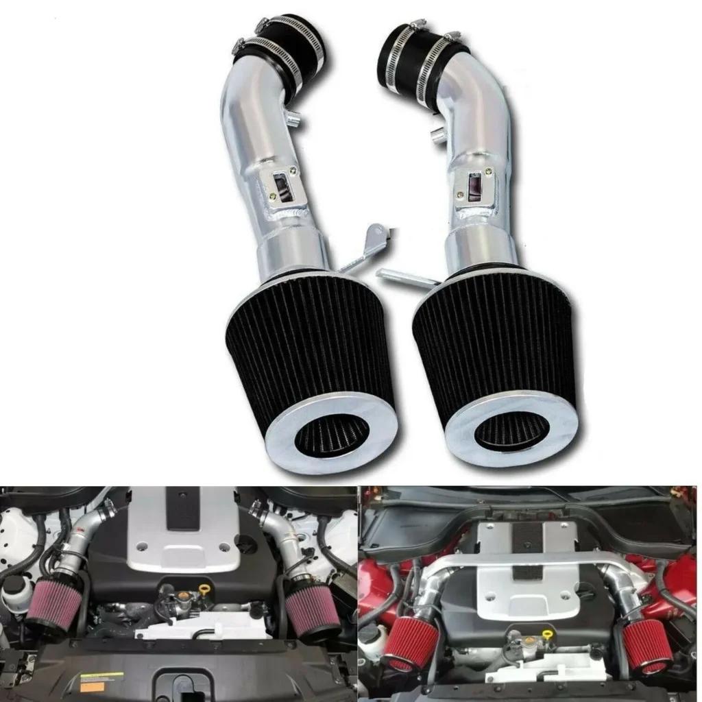 High Flow Cold Air Intake System Filter Kit for Infiniti G37 3.7L 08-13 Nissan 370Z 09-20