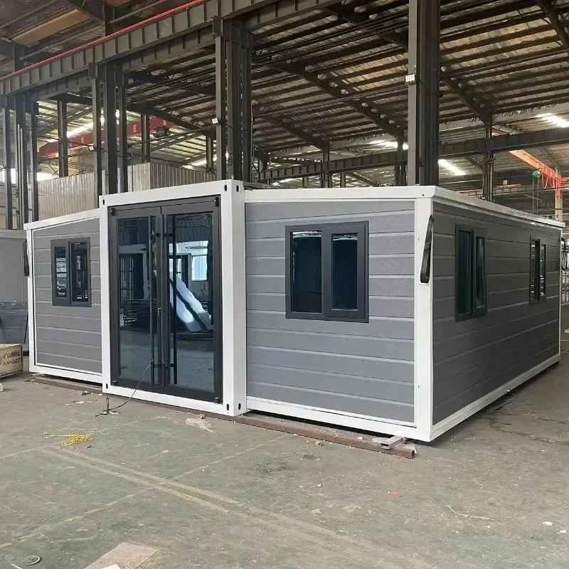 Tiny House 20 Ft 40 Ft 2 Bedroom Expandable Container Room Deluxe Small Mobile Prefabricated House