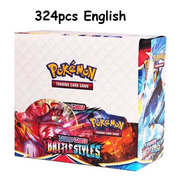 Juego de cartas coleccionables de Pokémon para niños, caja de refuerzo de Cartas coleccionables de Tradiner, sol y luna XY Evolutions, 324 piezas, novedad - Image 6