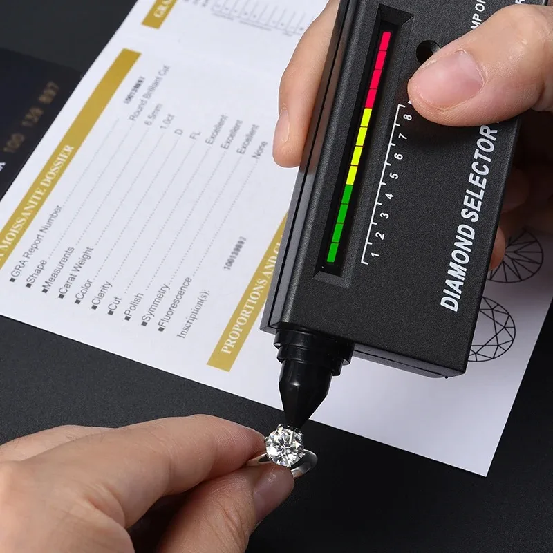 KNB Certified 1-5CT Moissanite Ring VVS1 Lab Diamond Solitaire Ring for Women Engagement Promise Wedding Band High Quality Fine - Image 6