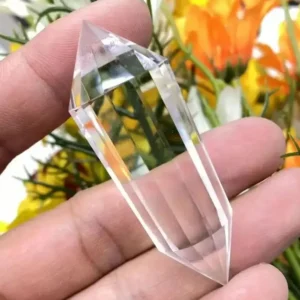 kf-Sa55122339fab4c268d3cdea809c8234dI-Cuarzo-de-cristal-transparente-de-gran-altitud-del-Himalaya-del-T-bet-Natural-faceta-de-12 Cuarzo de cristal transparente de gran altitud del Himalaya del Tíbet Natural, faceta de 12 lados, estilo Vogel, varita de doble terminación, punto de curación Reiki