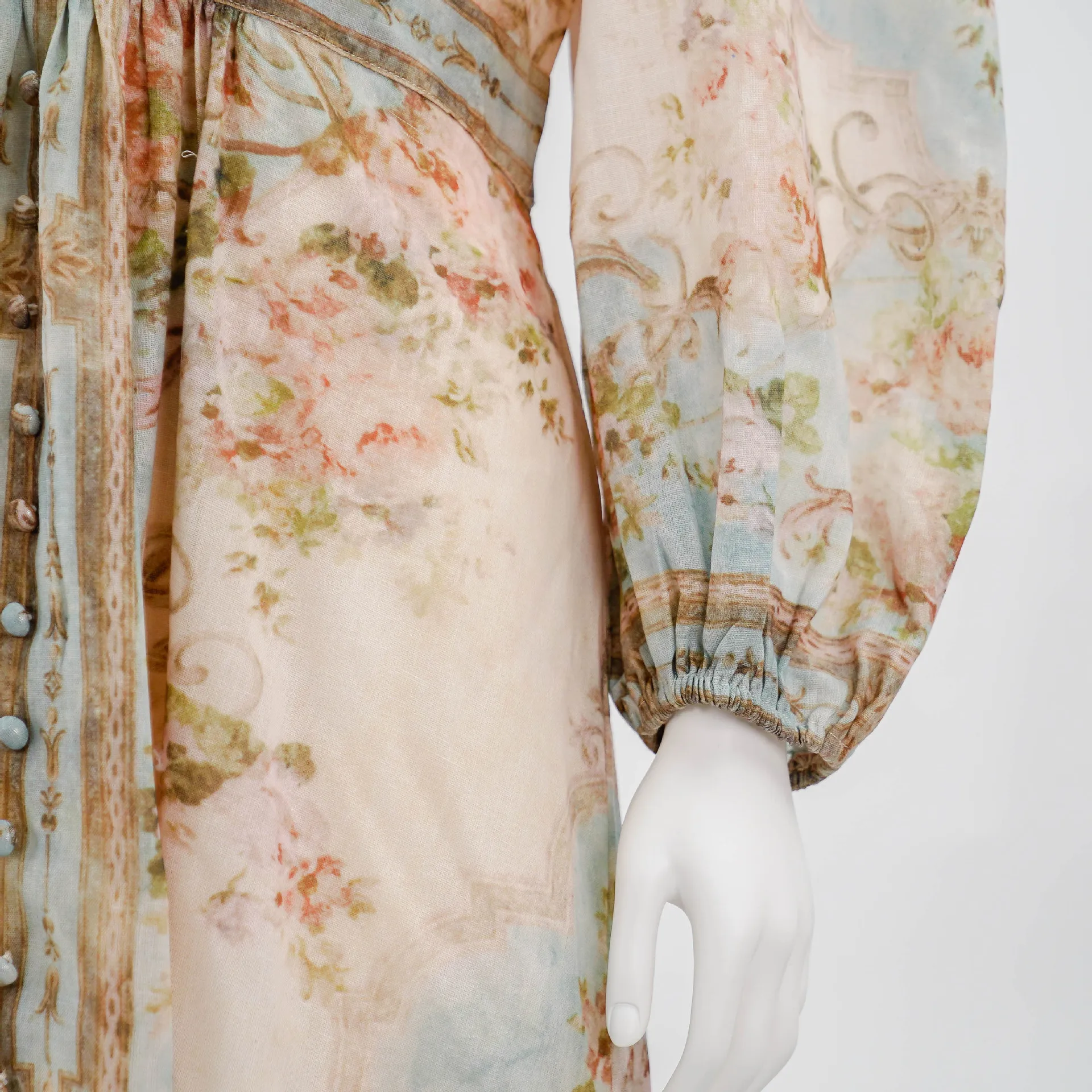 Muslim Morocco Middle East Arab Luxury Fashion Robe Women's Abaya Light Luxury Dress Muslim Dubai - Image 4